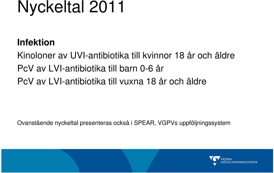 år PcV av LVI-antibiotika till vuxna 18 år och äldre