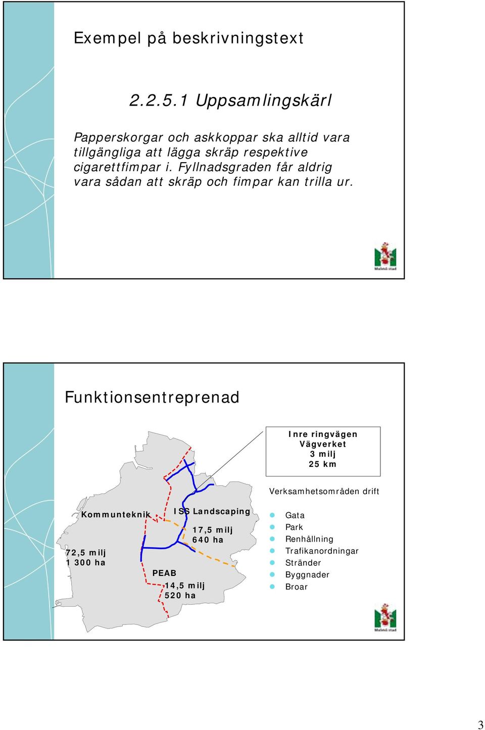 cigarettfimpar i. Fyllnadsgraden får aldrig vara sådan att skräp och fimpar kan trilla ur.