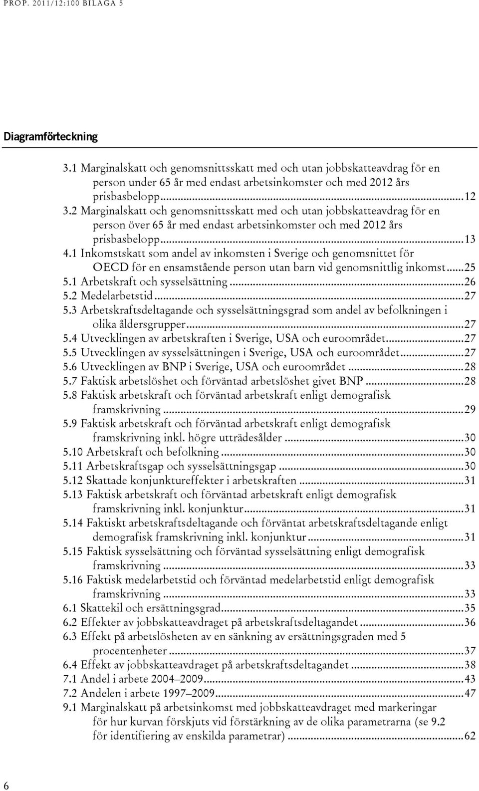 1 Inkomstskatt som andel av inkomsten i Sverige och genomsnittet för OECD för en ensamstående person utan barn vid genomsnittlig inkomst... 25 5.1 Arbetskraft och sysselsättning... 26 5.