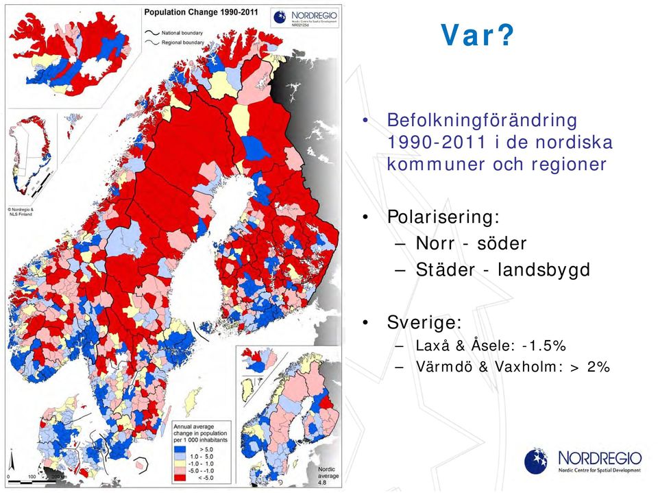 Polarisering: Norr - söder