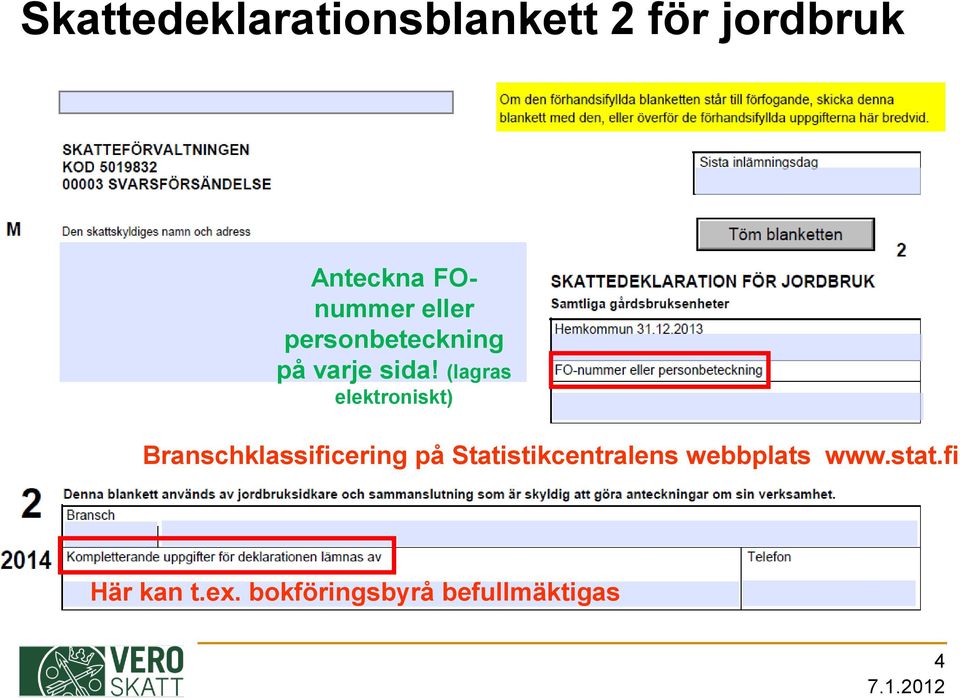 (lagras elektroniskt) Branschklassificering på