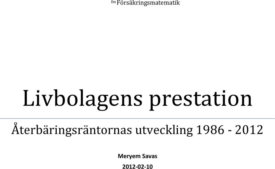 Återbäringsräntornas