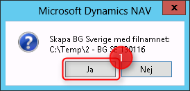 Om fakturan förfaller på en dag som ej är en bankdag kommer datumet i kolumnen Förf.datum /bet.datum(1) bli rött och få en kursiv stil.