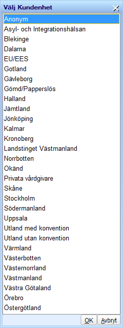 INSTRUKTION 10 (11) 10 BYTE AV KUND OCH KUNDAVTAL Exempel: 1. Om person inte kan uppvisa giltigt LMA-kort måste Kund ändras i kassan till Utland med/utan konvention.