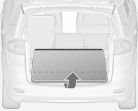 82 Förvaring Täcka lastrummet mellan bakluckan och andra sätesraden möjligt med både standardskyddsmattan och flexskyddsmattan som viks vid dragkedjan till halva storleken (läggs dubbel).