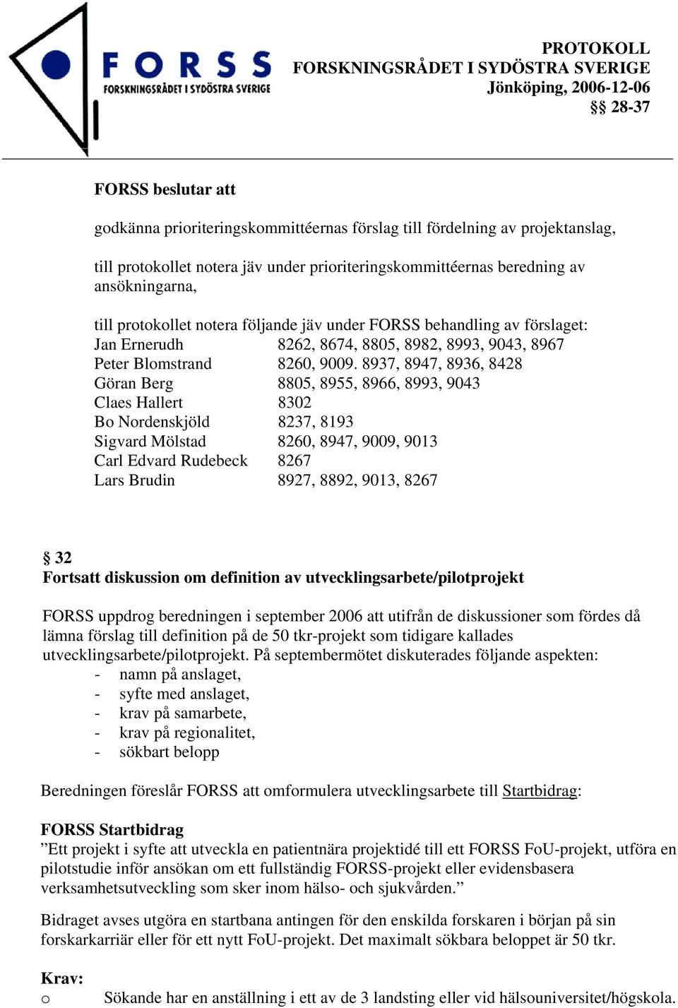 8937, 8947, 8936, 8428 Göran Berg 8805, 8955, 8966, 8993, 9043 Claes Hallert 8302 Bo Nordenskjöld 8237, 8193 Sigvard Mölstad 8260, 8947, 9009, 9013 Carl Edvard Rudebeck 8267 Lars Brudin 8927, 8892,