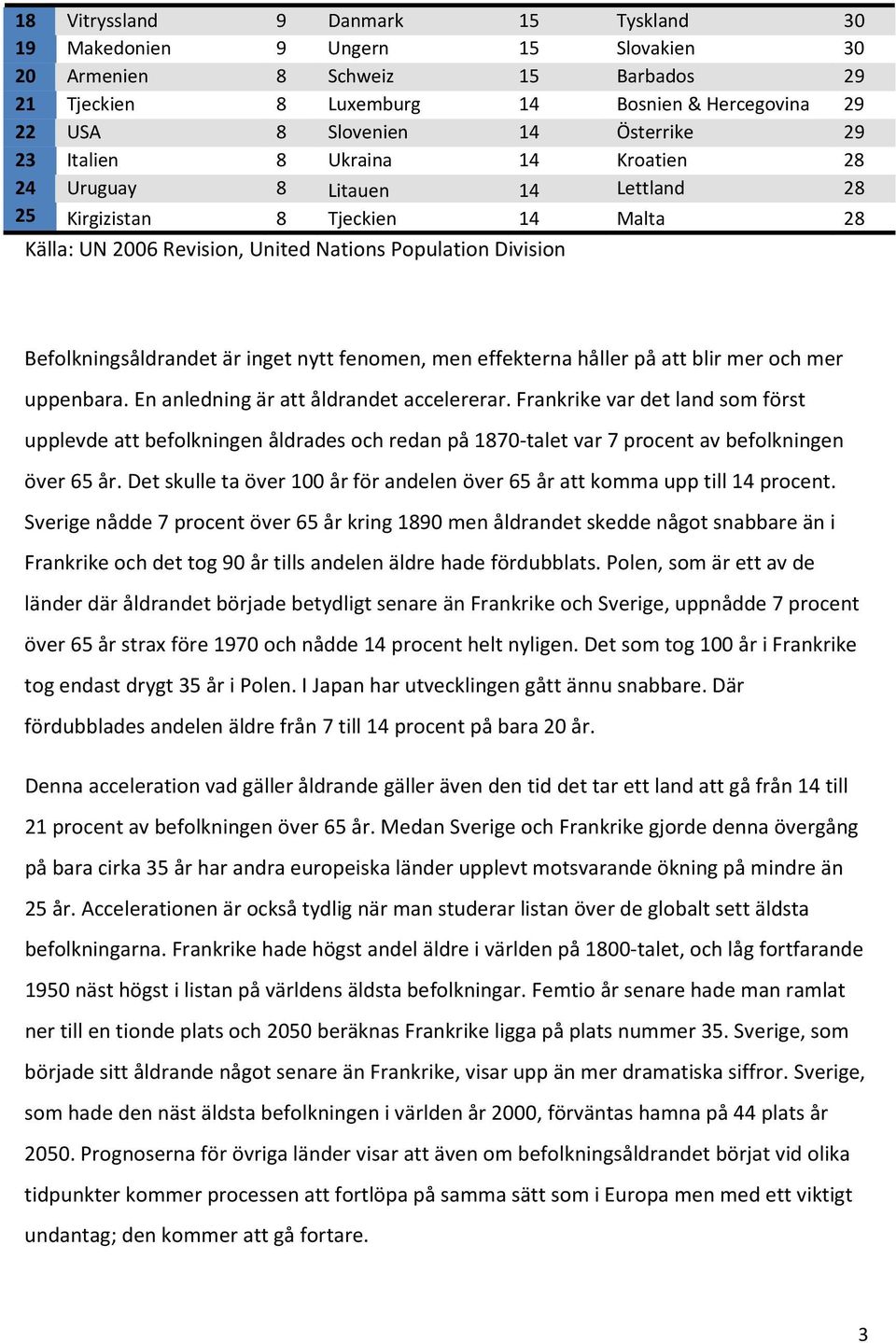 inget nytt fenomen, men effekterna håller på att blir mer och mer uppenbara. En anledning är att åldrandet accelererar.