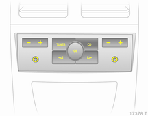 118 Infotainmentsystem Externa ljudkällor AUX-ingång Via AUX-ingången går det att ansluta en extern ljudkälla, t.ex. en bärbar CD-spelare med 3,5 mm teleplugg.