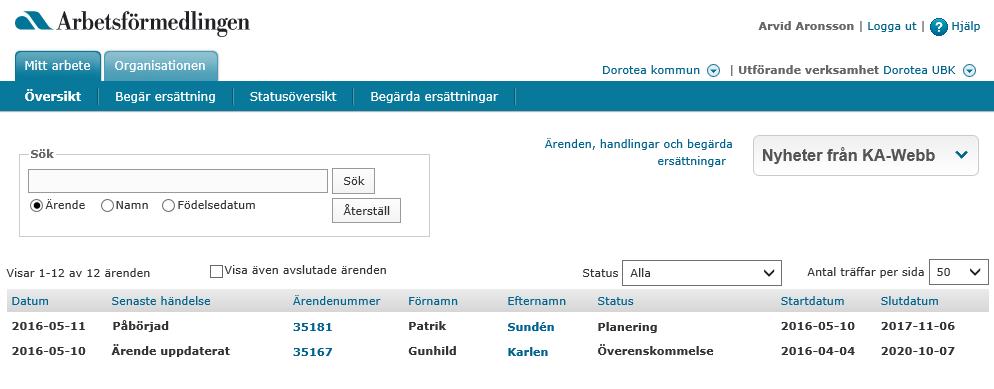 Behörighetsroller 5 Behörighetsroller 5.