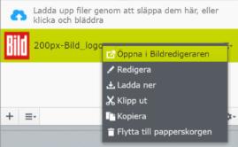 bildredigering klicka på