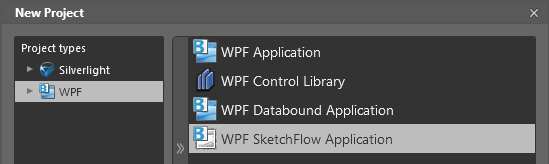 Nytt projekt - WPF eller Silverlight? Med ett WPF-projekt (Windows Presentation Foundation) kan man skapa en 