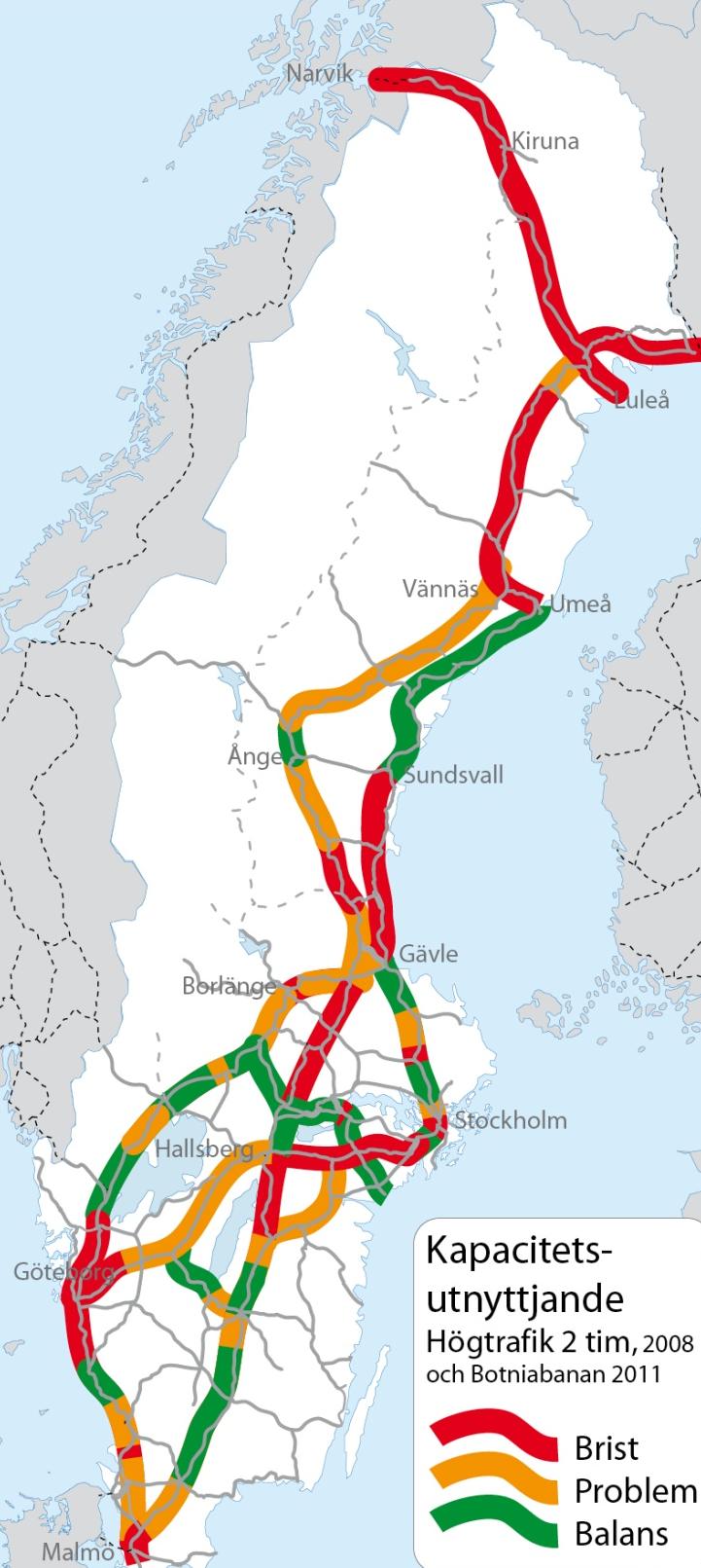 Järnvägsnätet - Brister & Utmaningar Stambanan vs Norrbotniabanan Kapacitetsutredningen har inte fångat de verkliga bristerna.