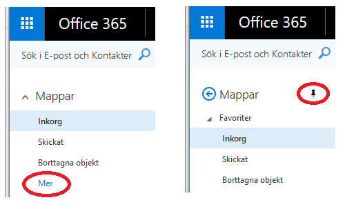 Här hittar du även andra nya tjänster som är tillgängliga via Office365 så som OneDrive, online version