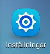 E-post-app för Android 2. Välj Konton i listan med inställningar.