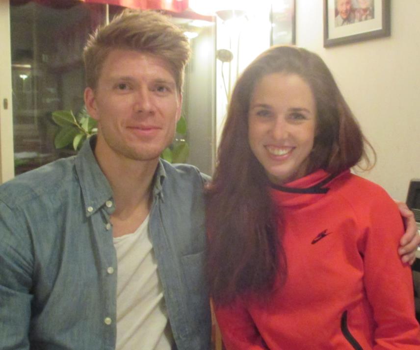 och de senast inflyttade som är rena nybyggarna Josefine och Christoffer Fjällid fick tillträde till sin lägenhet i 26:an den 1 juni.
