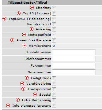 20. Varför blir det en Parcel när jag vill boka gods med hemleverans?