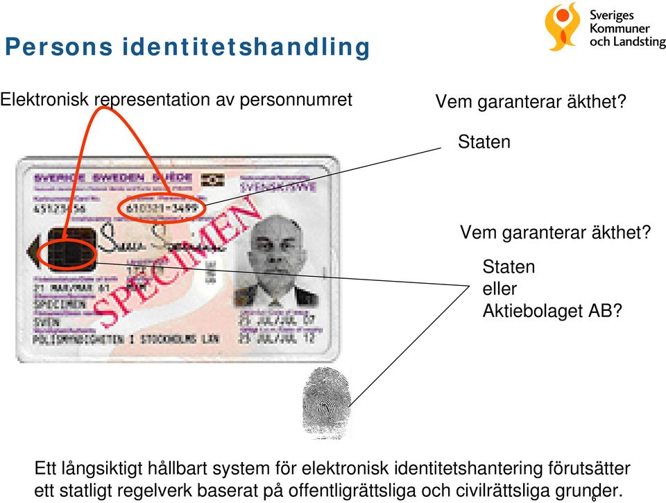 Ett långsiktigt hållbart system för elektronisk identitetshantering