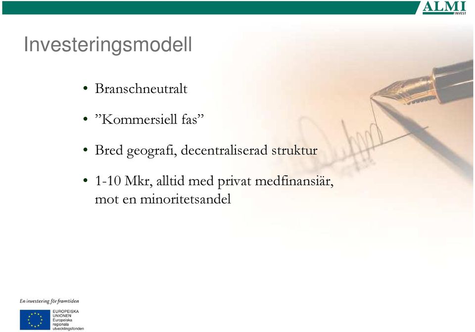 decentraliserad struktur 1-10 Mkr,