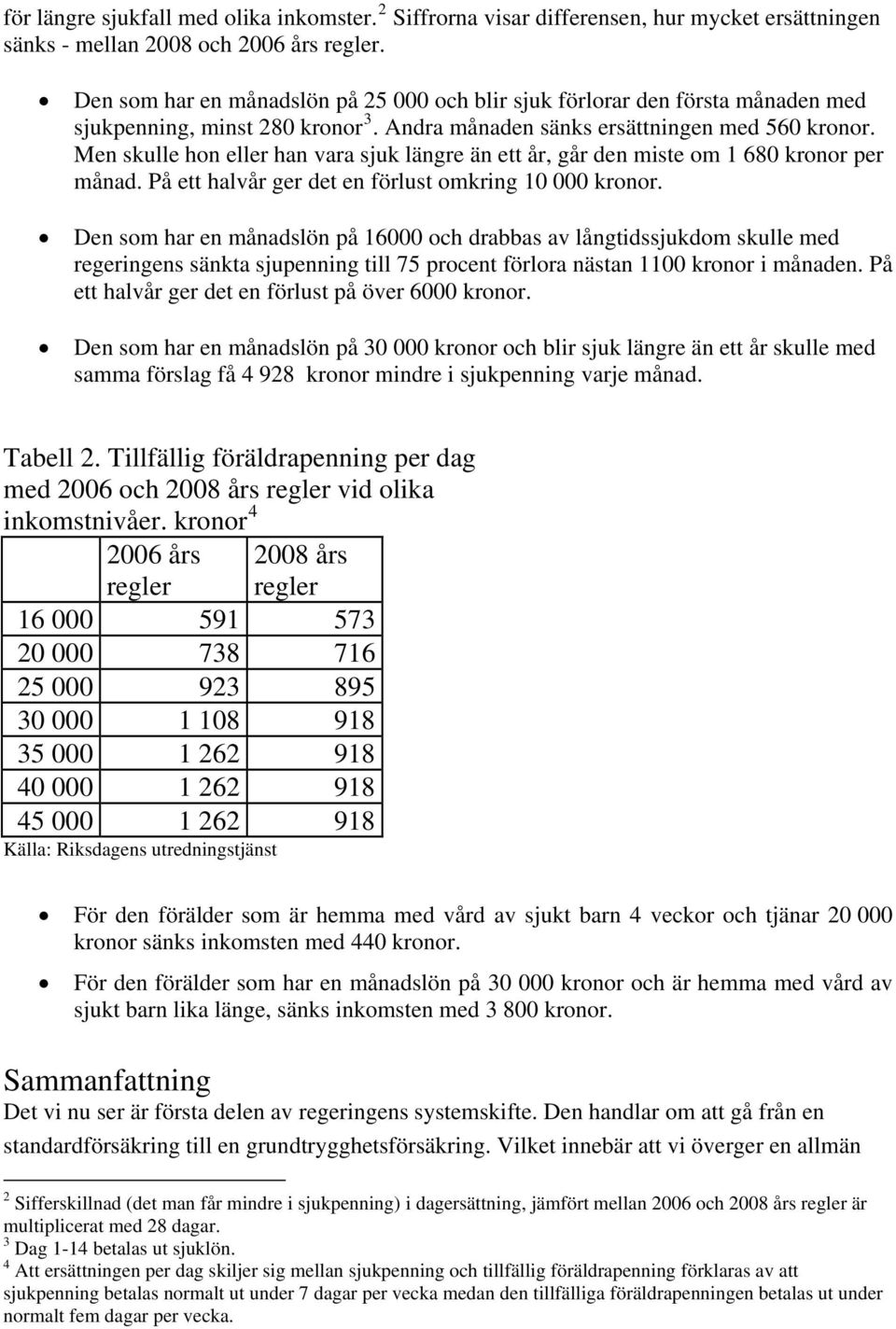 Men skulle hon eller han vara sjuk längre än ett år, går den miste om 1 680 kronor per månad. På ett halvår ger det en förlust omkring 10 000 kronor.