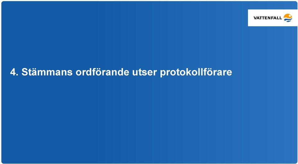ordförande
