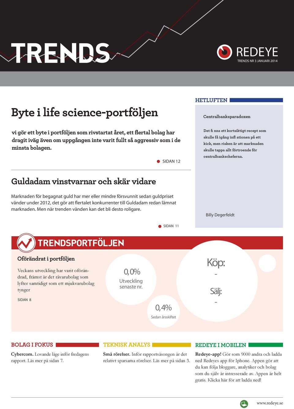 SIDAN 12 Det fi nns ett kortsiktigt recept som skulle få igång infl ationen på ett kick, men risken är att marknaden skulle tappa allt förtroende för centralbankscheferna.