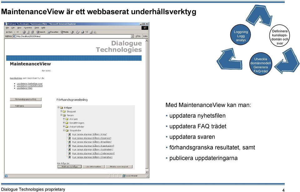 uppdatera nyhetsfilen uppdatera FAQ trädet