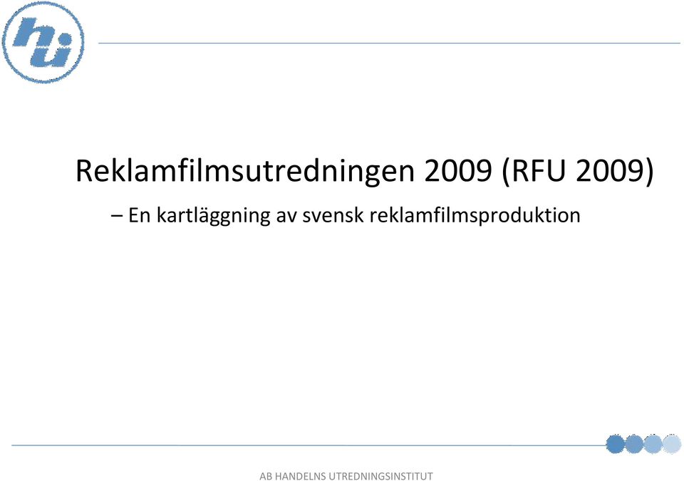 svensk reklamfilmsproduktion