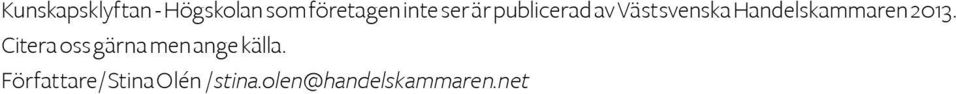 Handelskammaren 2013.