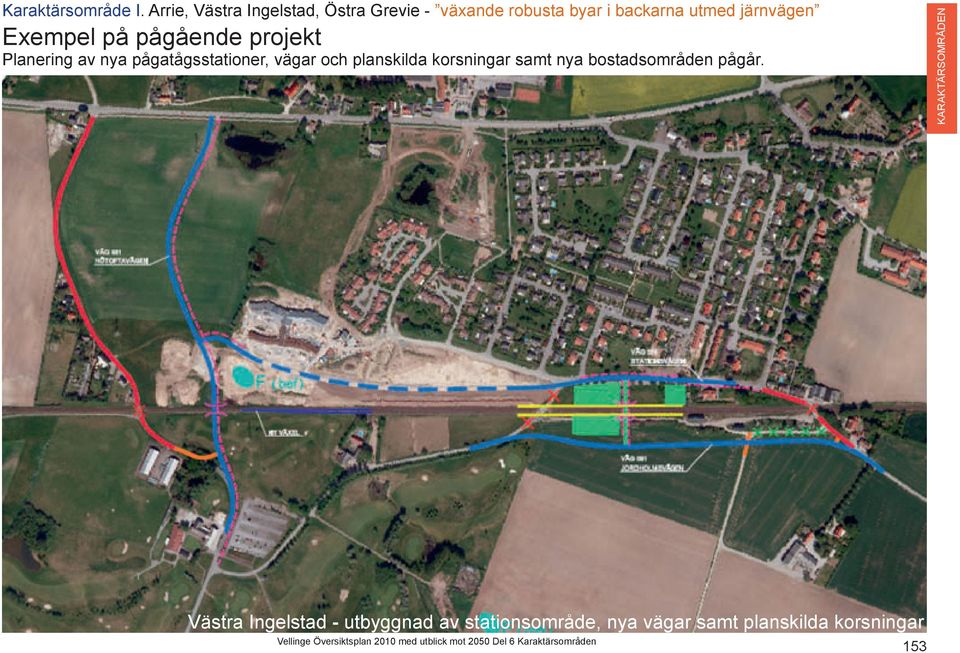 järnvägen Exempel på pågående projekt Planering av nya pågatågsstationer, vägar och