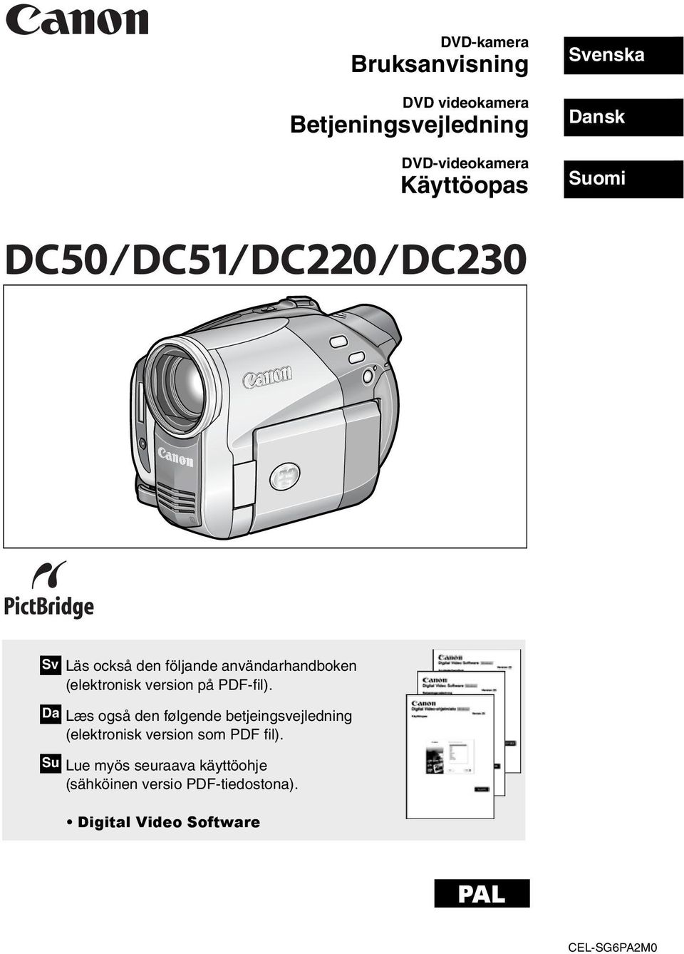 PDF-fil). Læs også den følgende betjeingsvejledning (elektronisk version som PDF fil).