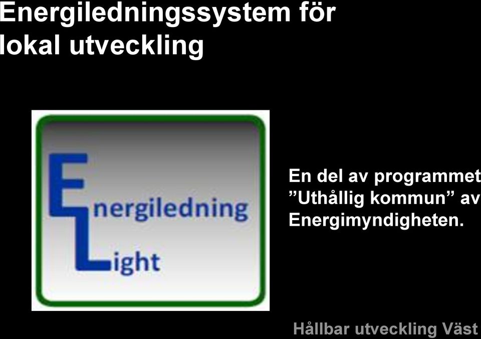 av programmet Uthållig