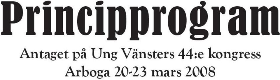 Vänsters 44:e