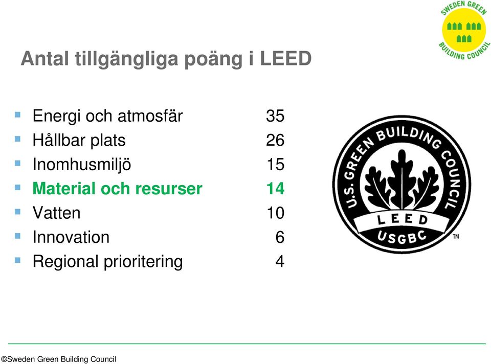 Inomhusmiljö 15 Material och resurser