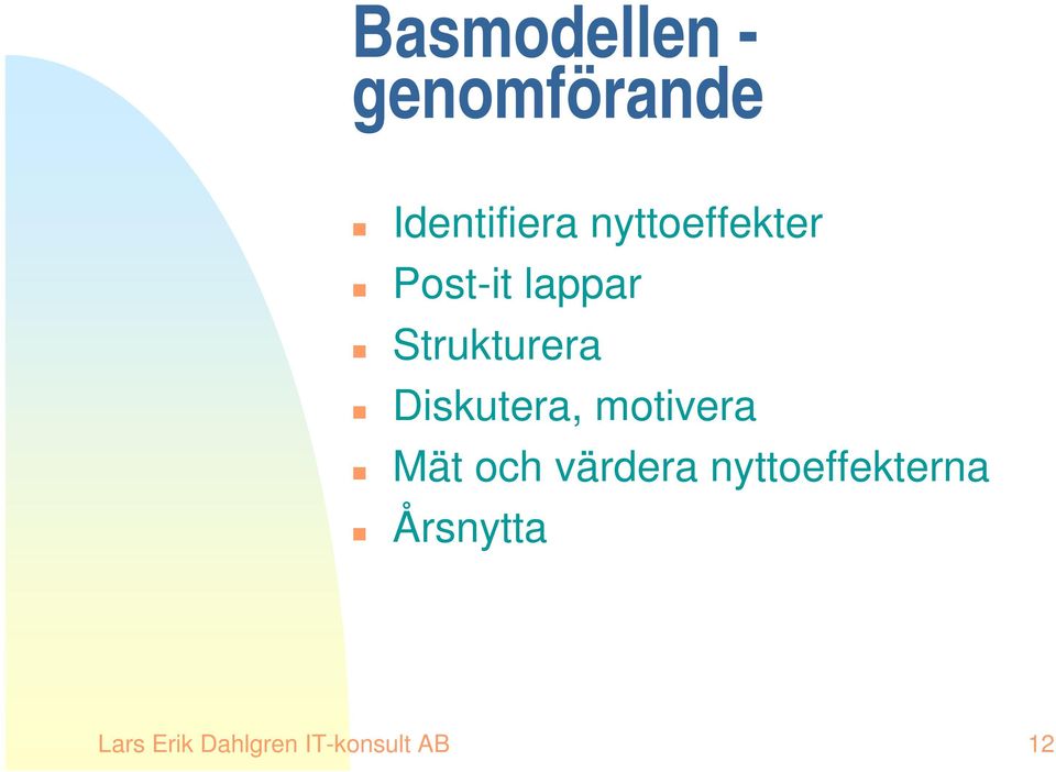 Diskutera, motivera Mät och värdera