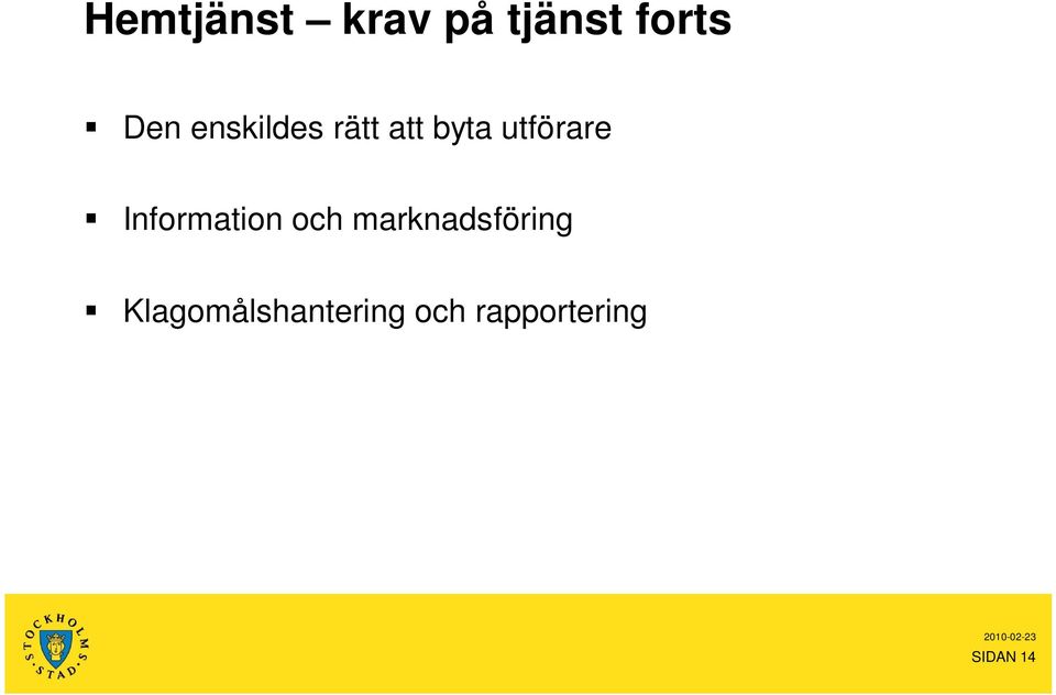 Information och marknadsföring