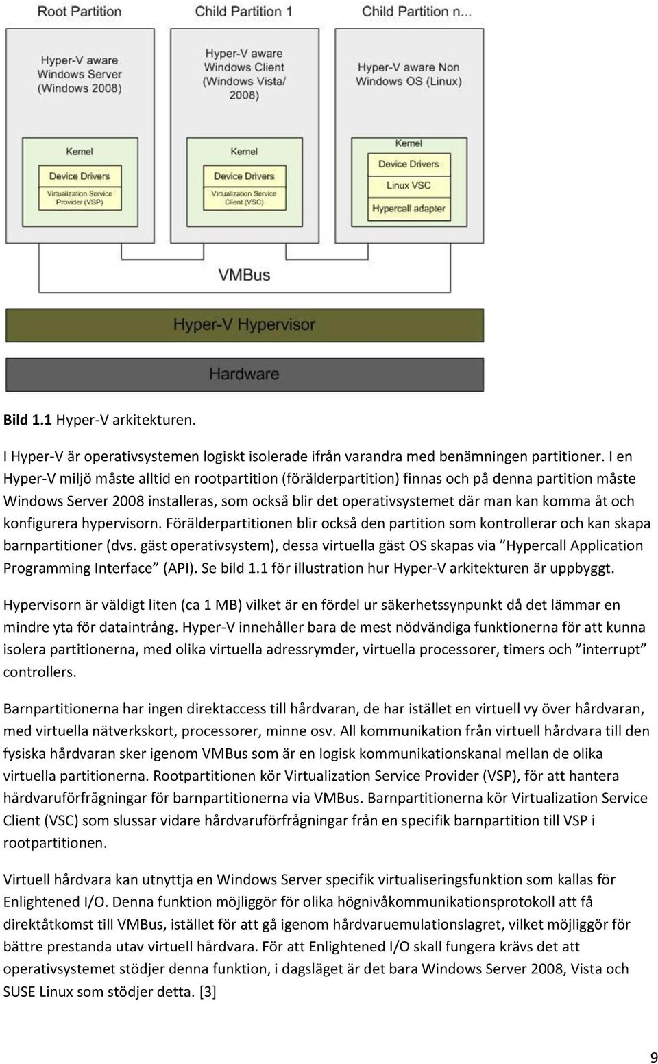konfigurera hypervisorn. Förälderpartitionen blir också den partition som kontrollerar och kan skapa barnpartitioner (dvs.