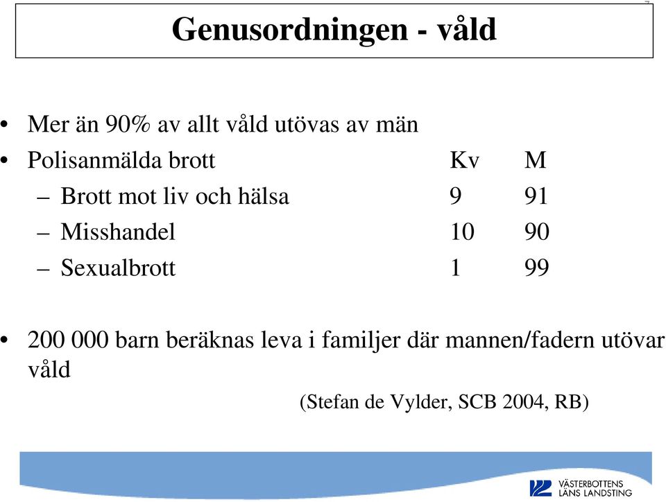 Misshandel 10 90 Sexualbrott 1 99 200 000 barn beräknas leva i