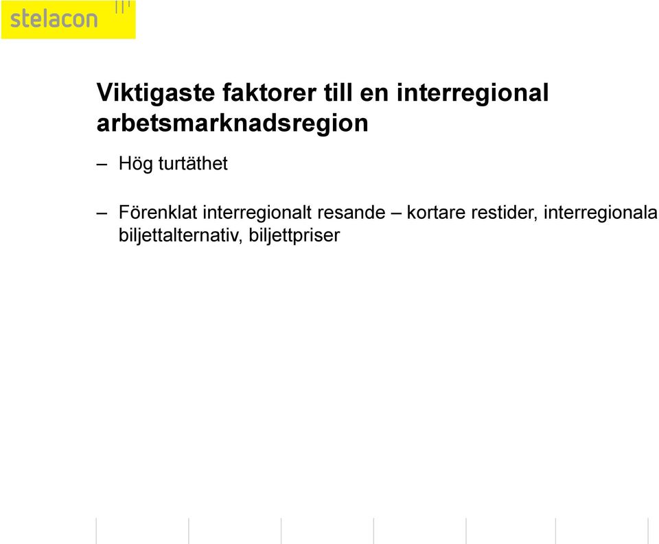 Förenklat interregionalt resande kortare