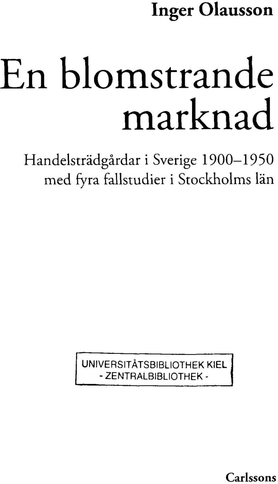 fyra fallstudier i Stockholms län