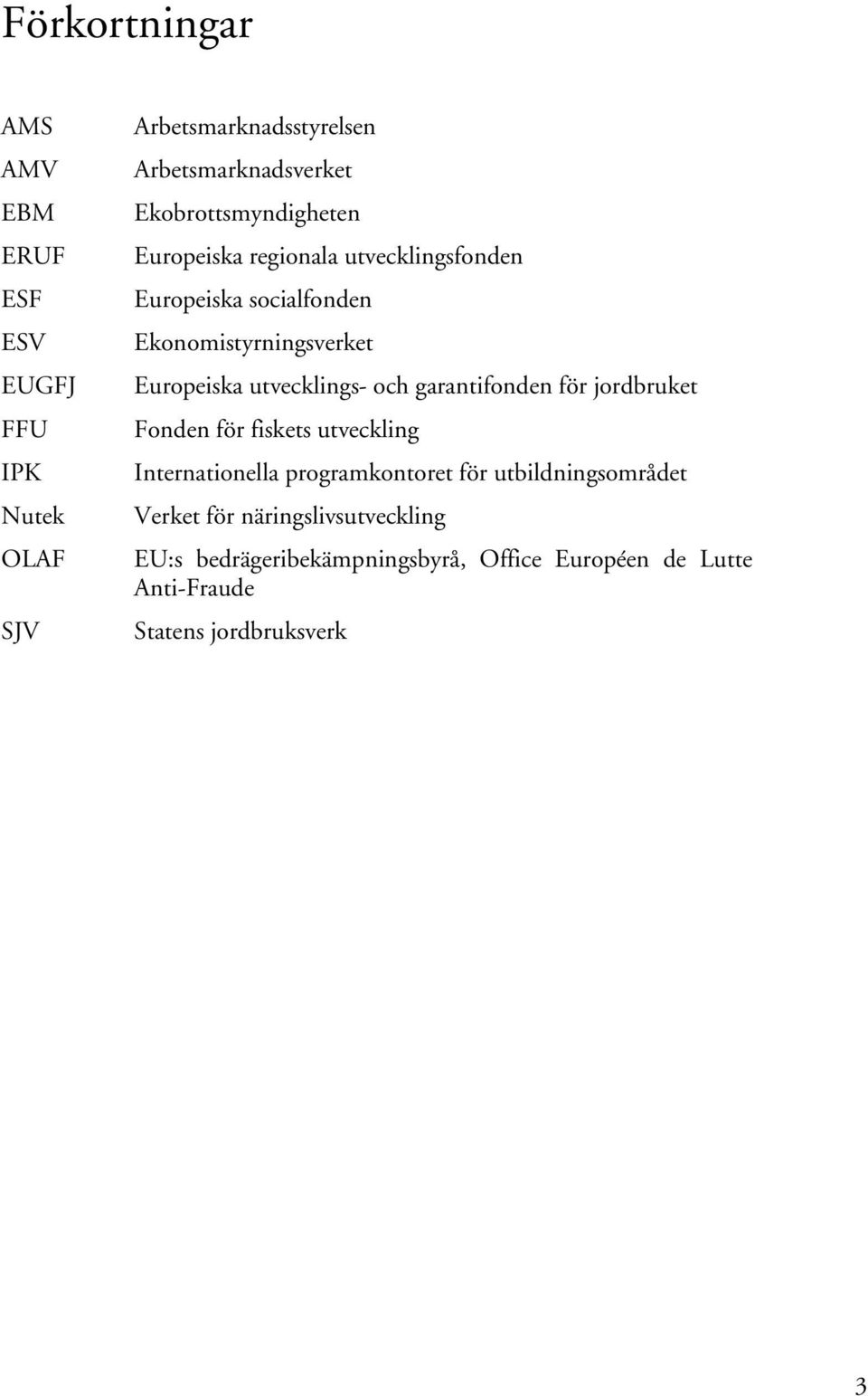 utvecklings- och garantifonden för jordbruket Fonden för fiskets utveckling Internationella programkontoret för