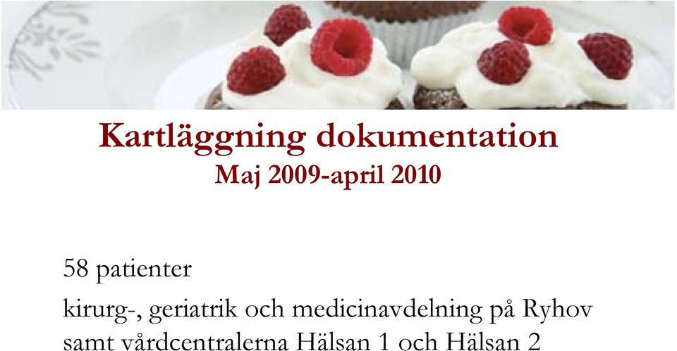 geriatrik och medicinavdelning på