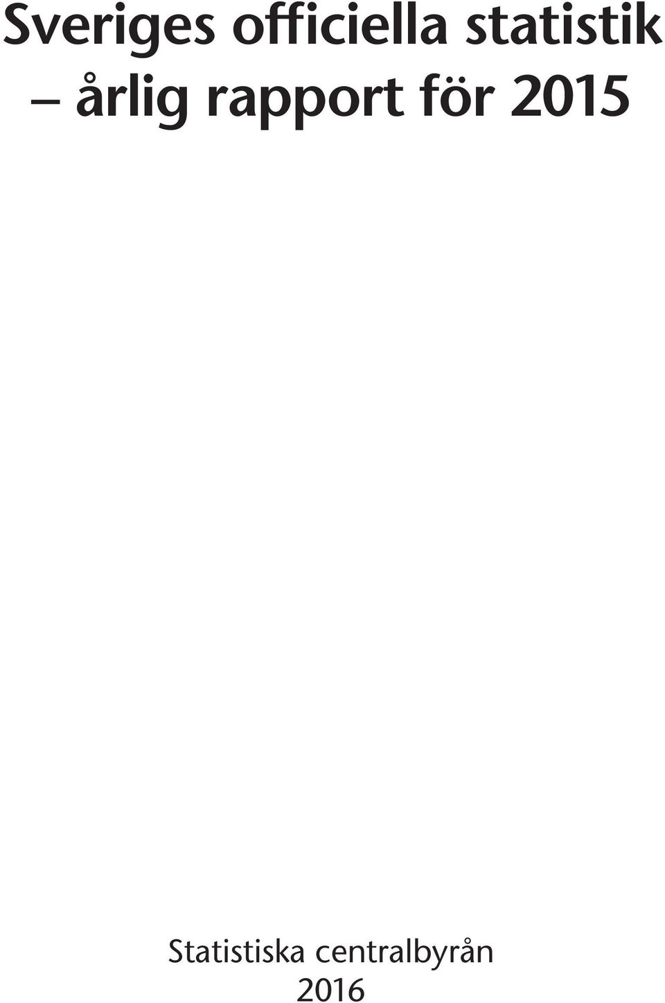 rapport för 2015
