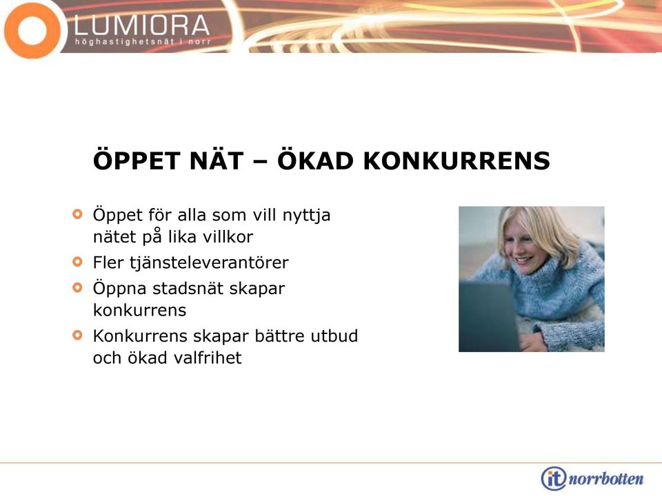 tjänsteleverantörer Öppna stadsnät skapar