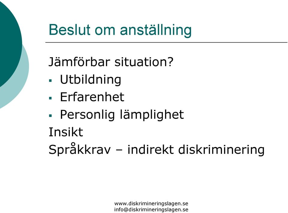 Insikt Språkkrav indirekt diskriminering www.