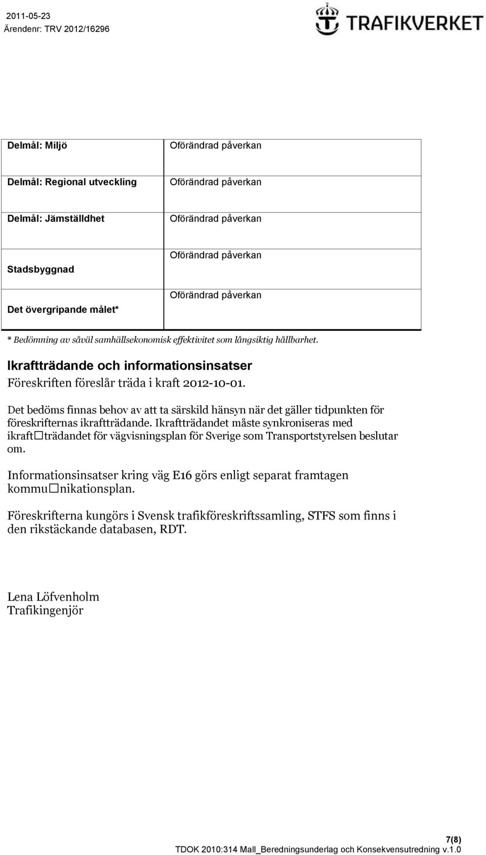 Det bedöms finnas behov av att ta särskild hänsyn när det gäller tidpunkten för föreskrifternas ikraftträdande.