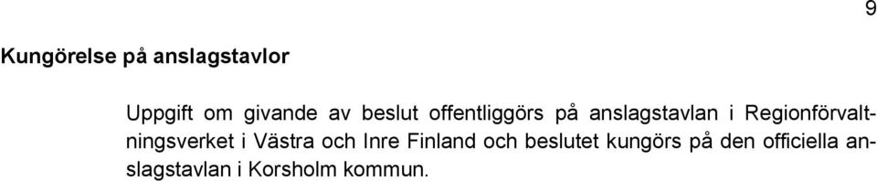 Regionförvaltningsverket i Västra och Inre Finland