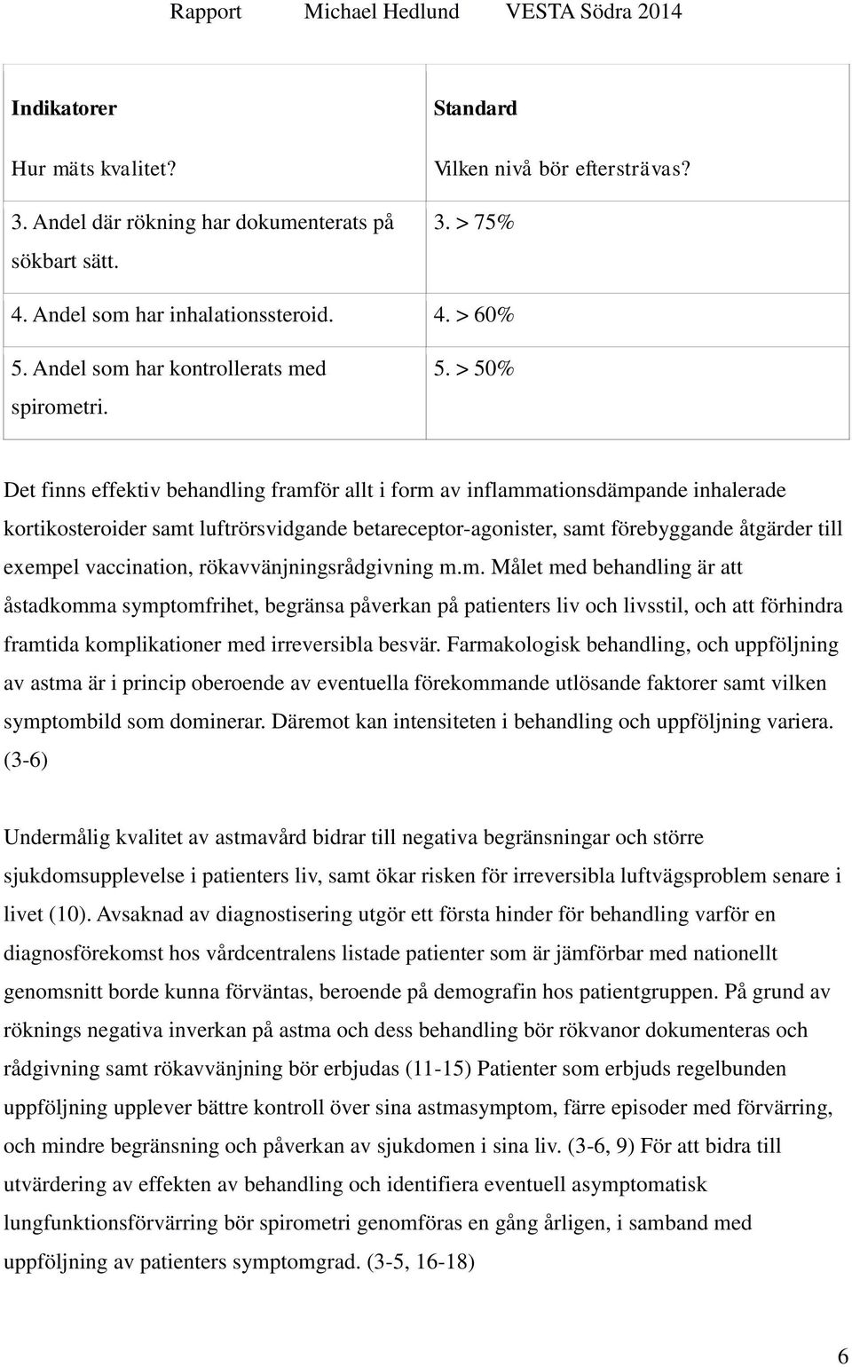 > 50% Det finns effektiv behandling framför allt i form av inflammationsdämpande inhalerade kortikosteroider samt luftrörsvidgande betareceptor-agonister, samt förebyggande åtgärder till exempel