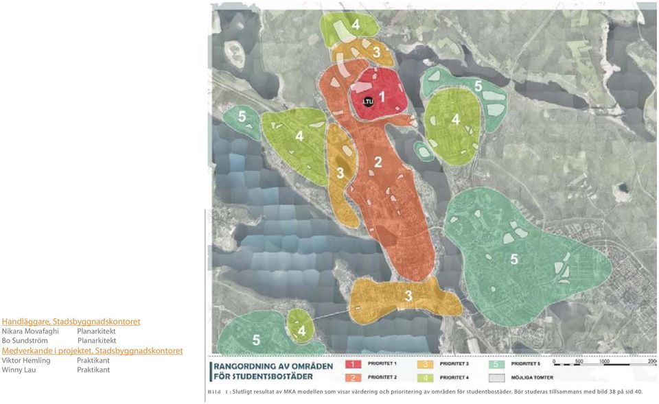 Winny Lau Praktikant Bild 1:Slutligt resultat av MKA modellen som visar värdering och