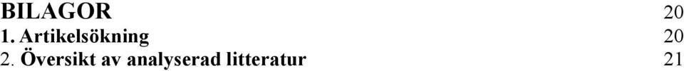 2. Översikt av