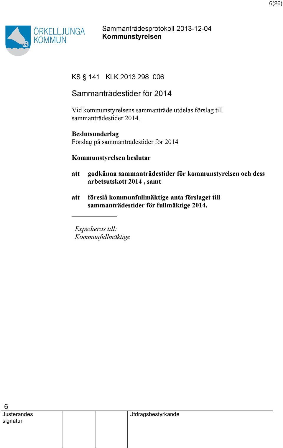 sammanträdestider 2014.